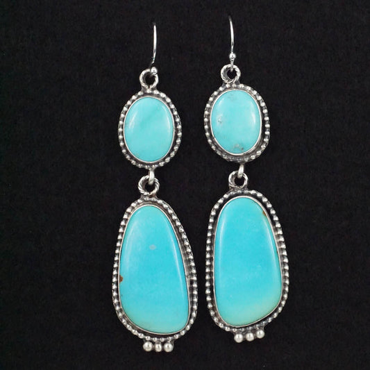 Jimmy Garcia Turquoise & Sterling Silver Earrings