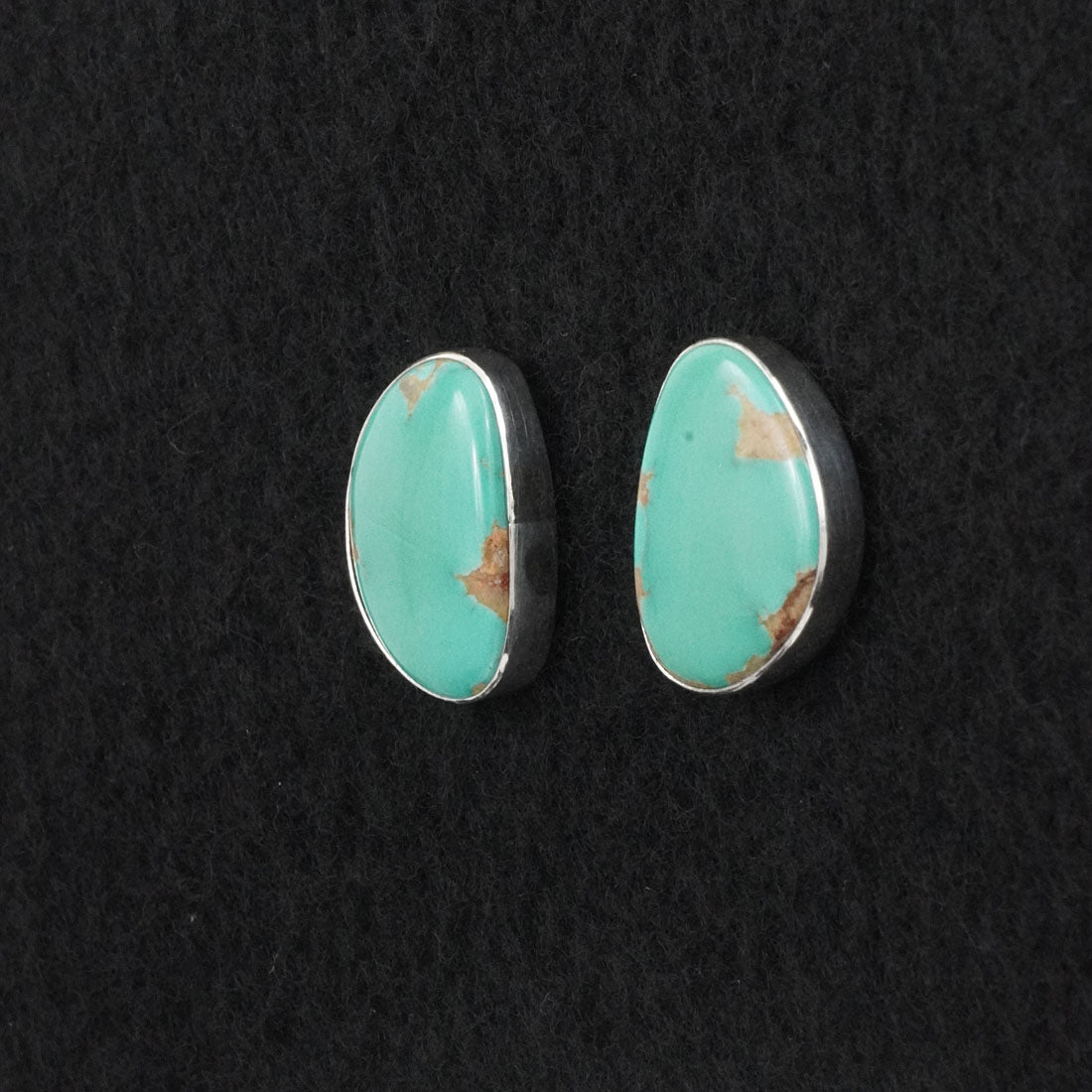 Eugene Gruber Turquoise & Sterling Silver Earrings