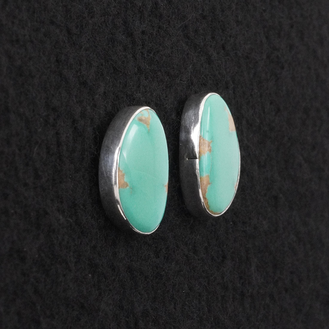Eugene Gruber Turquoise & Sterling Silver Earrings