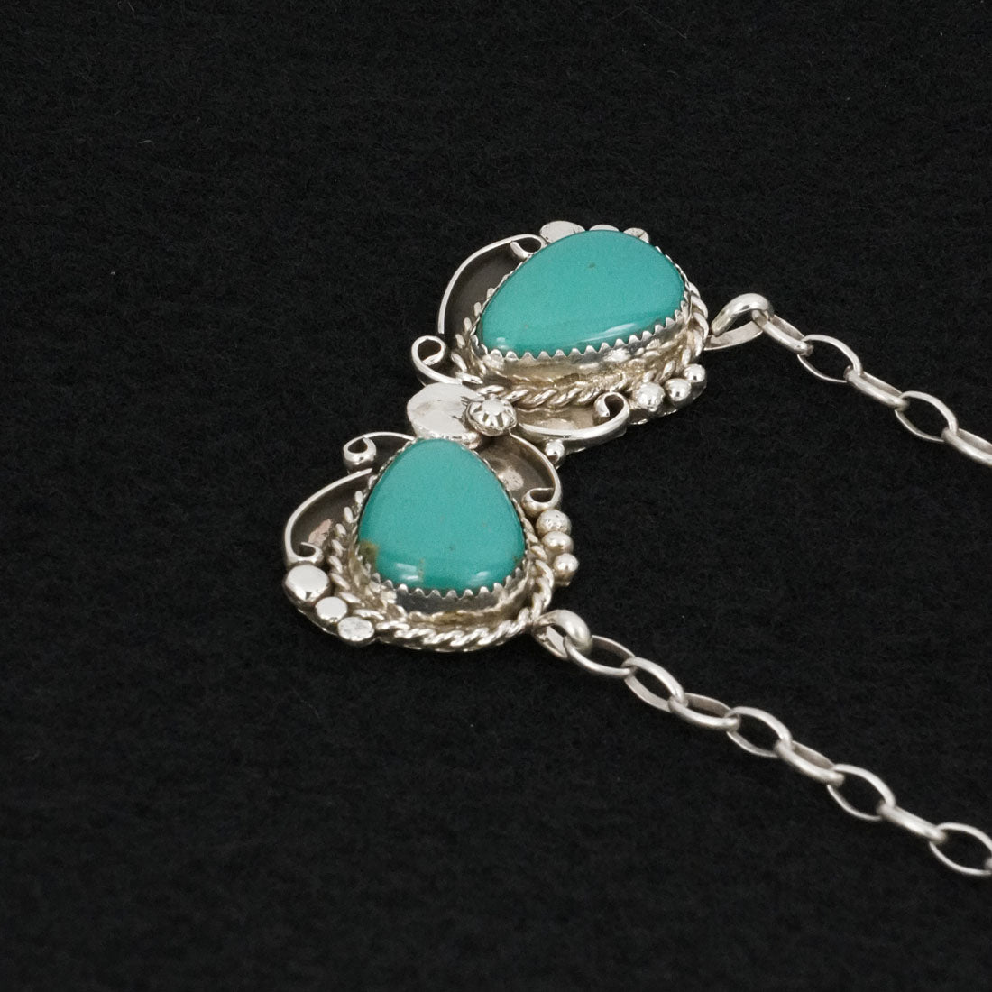 Phil Nez Turquoise & Sterling Silver Necklace