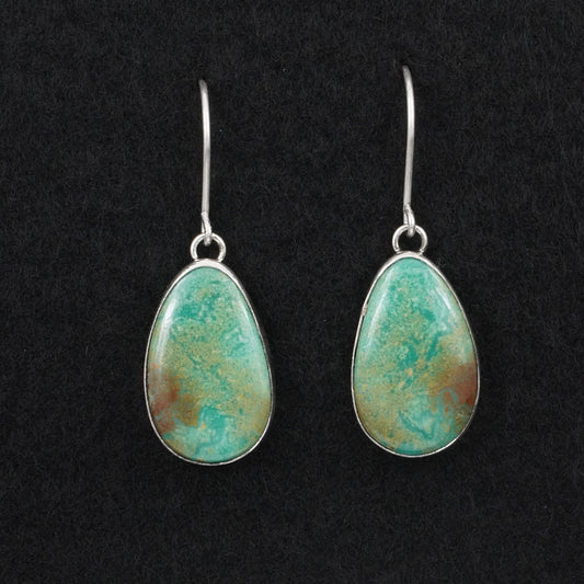 Eugene Gruber Turquoise & Sterling Silver Earrings