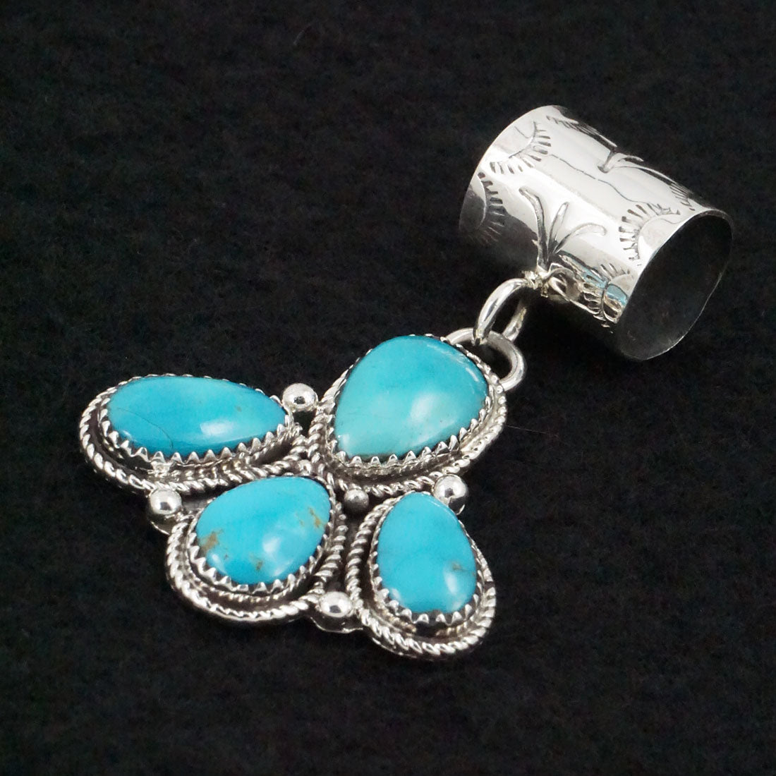 Ernest Hawthorne Turquoise & Sterling Silver Pendant