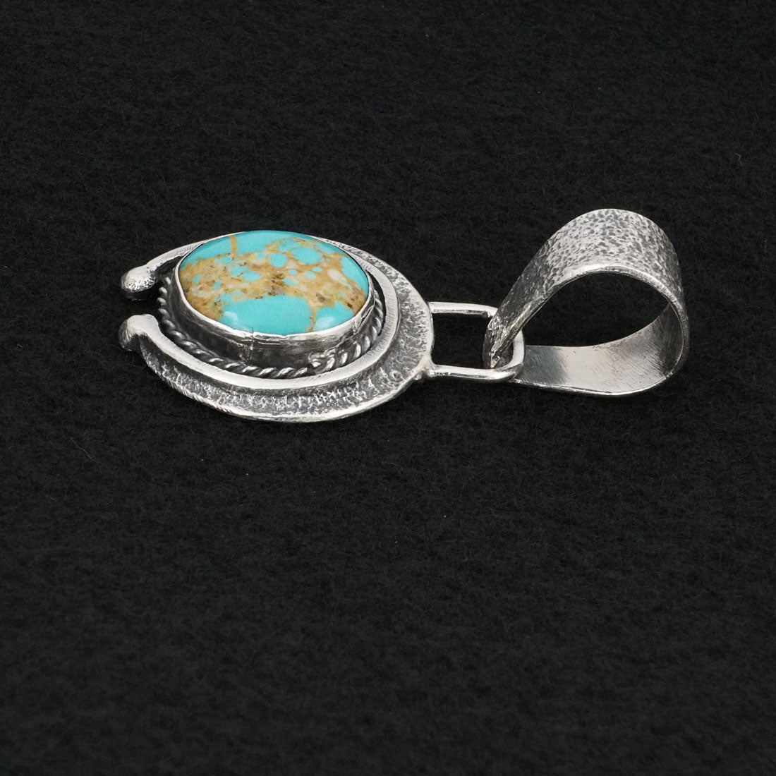 Delbert Arviso Turquoise & Sterling Silver Pendant