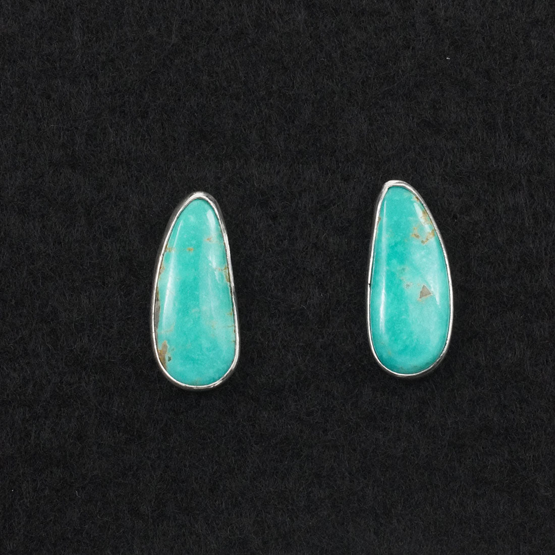 Eugene Gruber Turquoise & Sterling Silver Earrings
