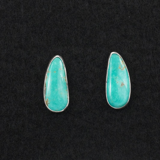 Eugene Gruber Turquoise & Sterling Silver Earrings