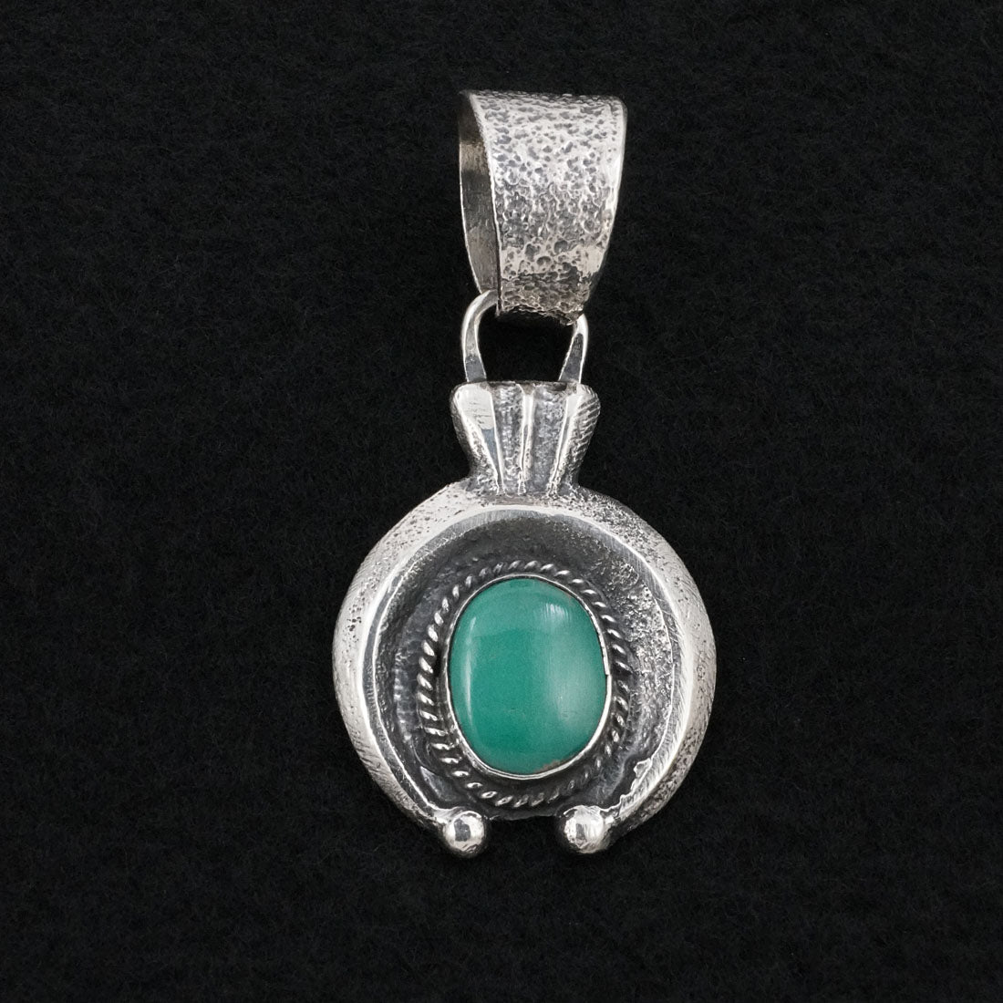 Delbert Arviso Turquoise & Sterling Silver Pendant