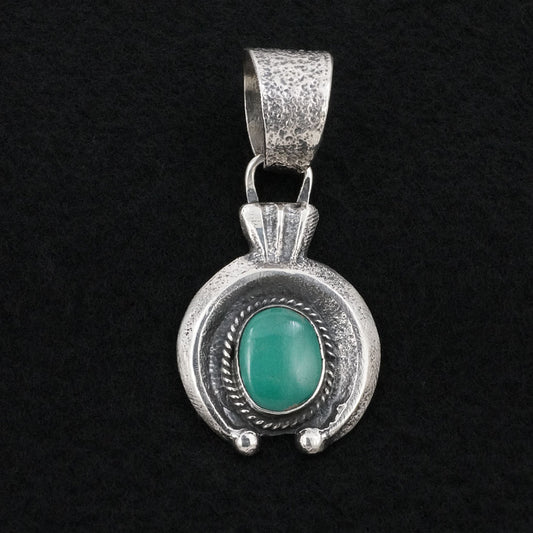 Delbert Arviso Turquoise & Sterling Silver Pendant