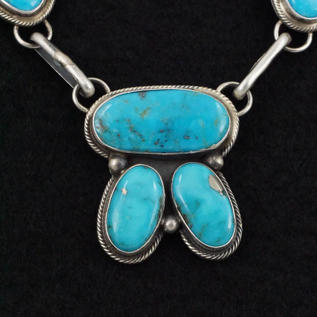 Kathleen Livingston Turquoise & Sterling Silver Necklace & Earrings