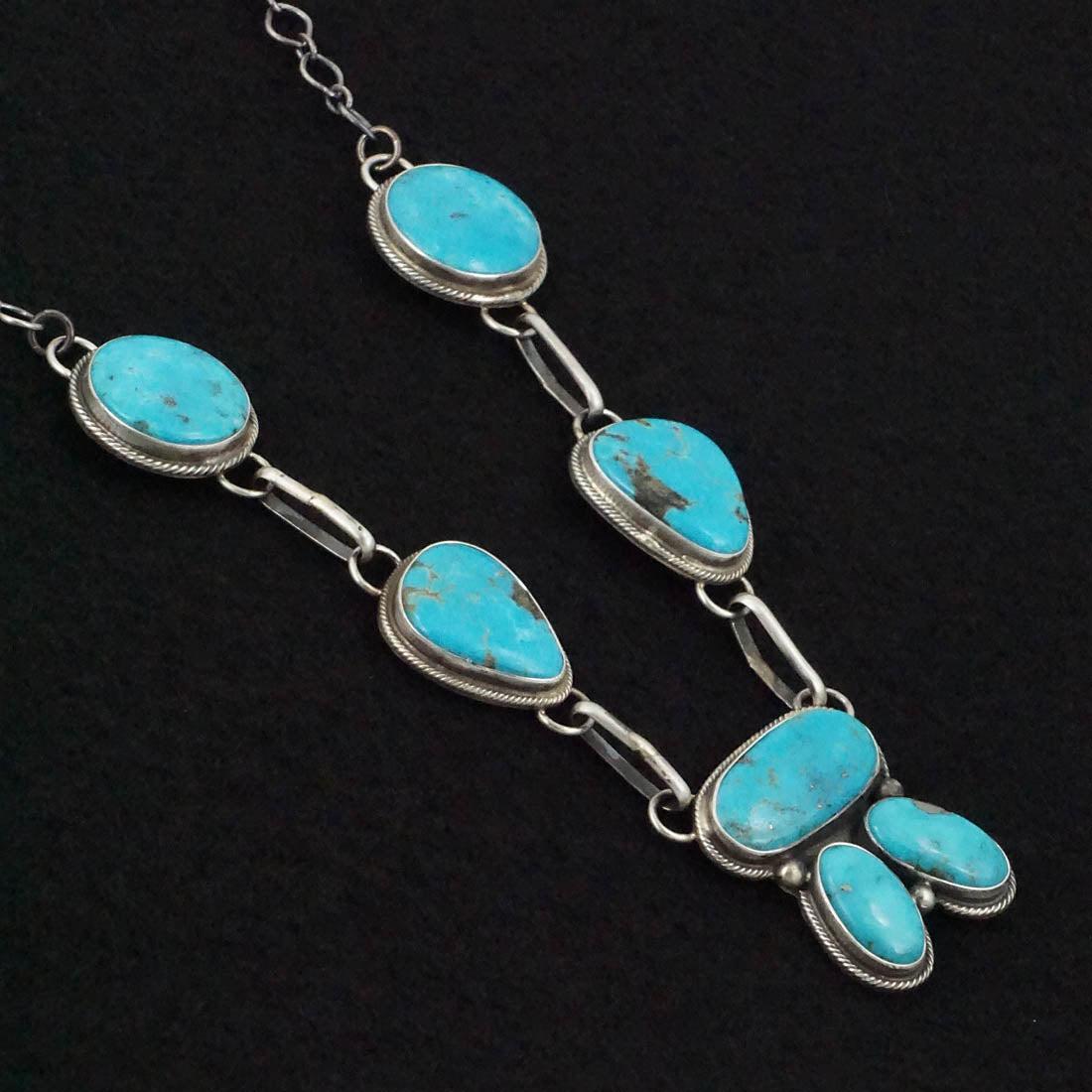 Kathleen Livingston Turquoise & Sterling Silver Necklace & Earrings