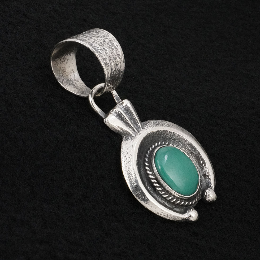 Delbert Arviso Turquoise & Sterling Silver Pendant