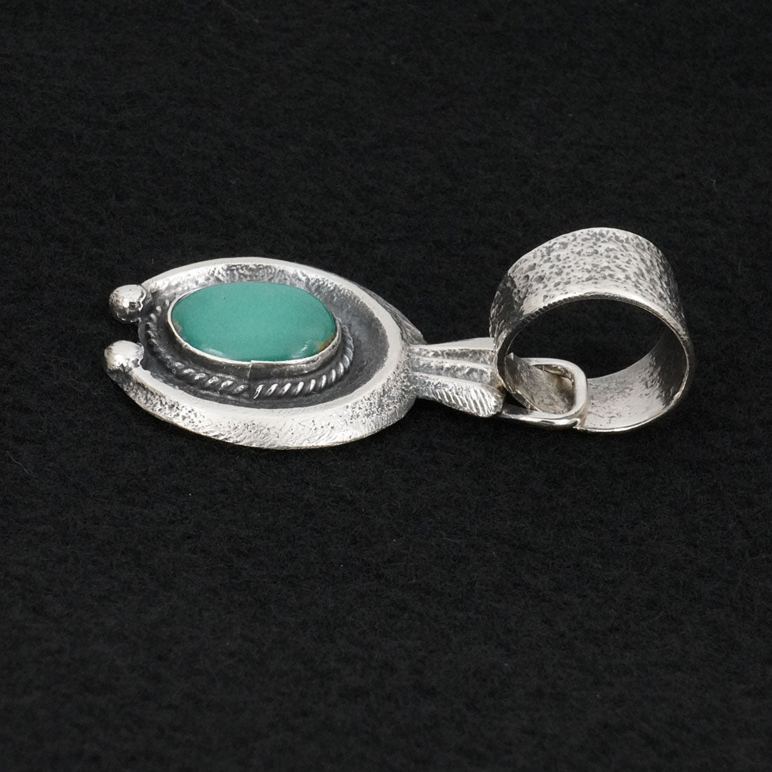 Delbert Arviso Turquoise & Sterling Silver Pendant