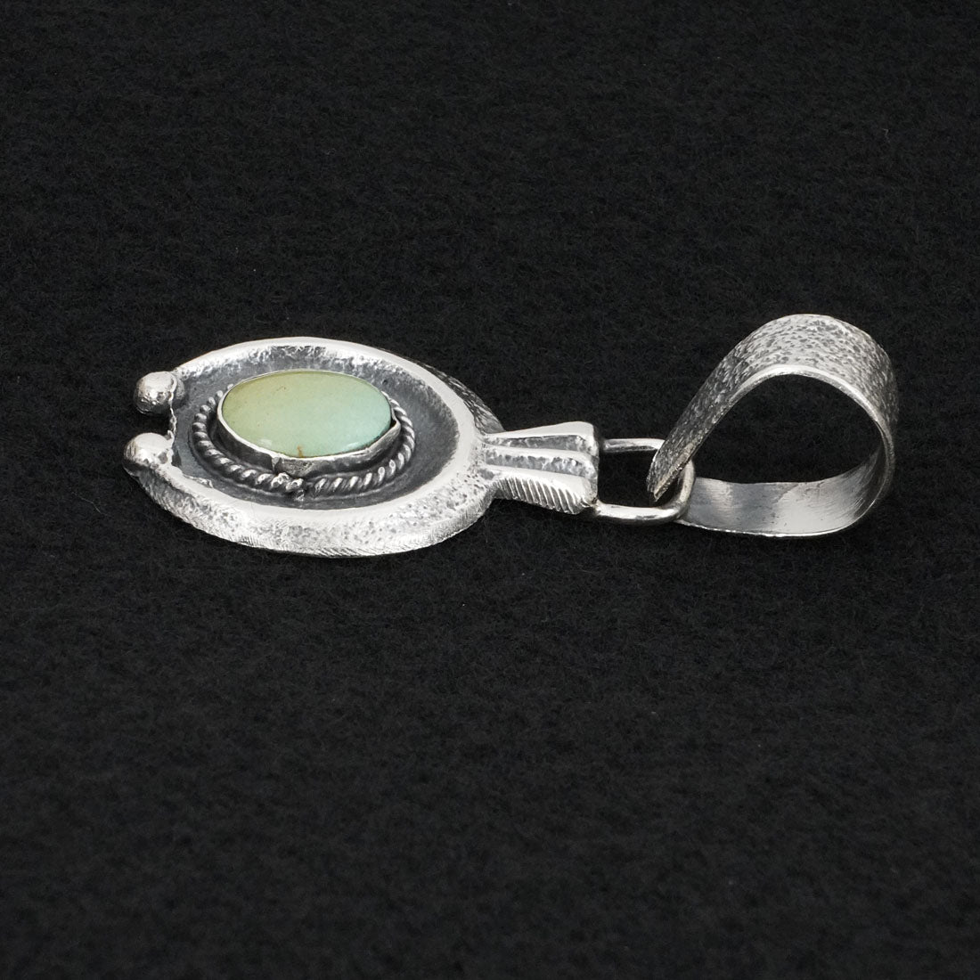 Delbert Arviso Turquoise & Sterling Silver Pendant