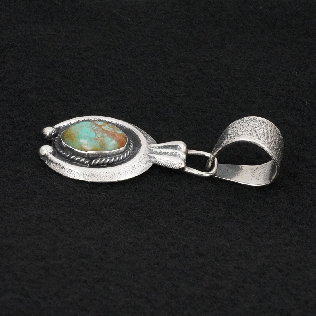 Delbert Arviso Turquoise & Sterling Silver Pendant