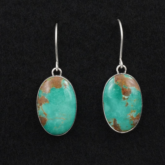 Eugene Gruber Turquoise & Sterling Silver Earrings