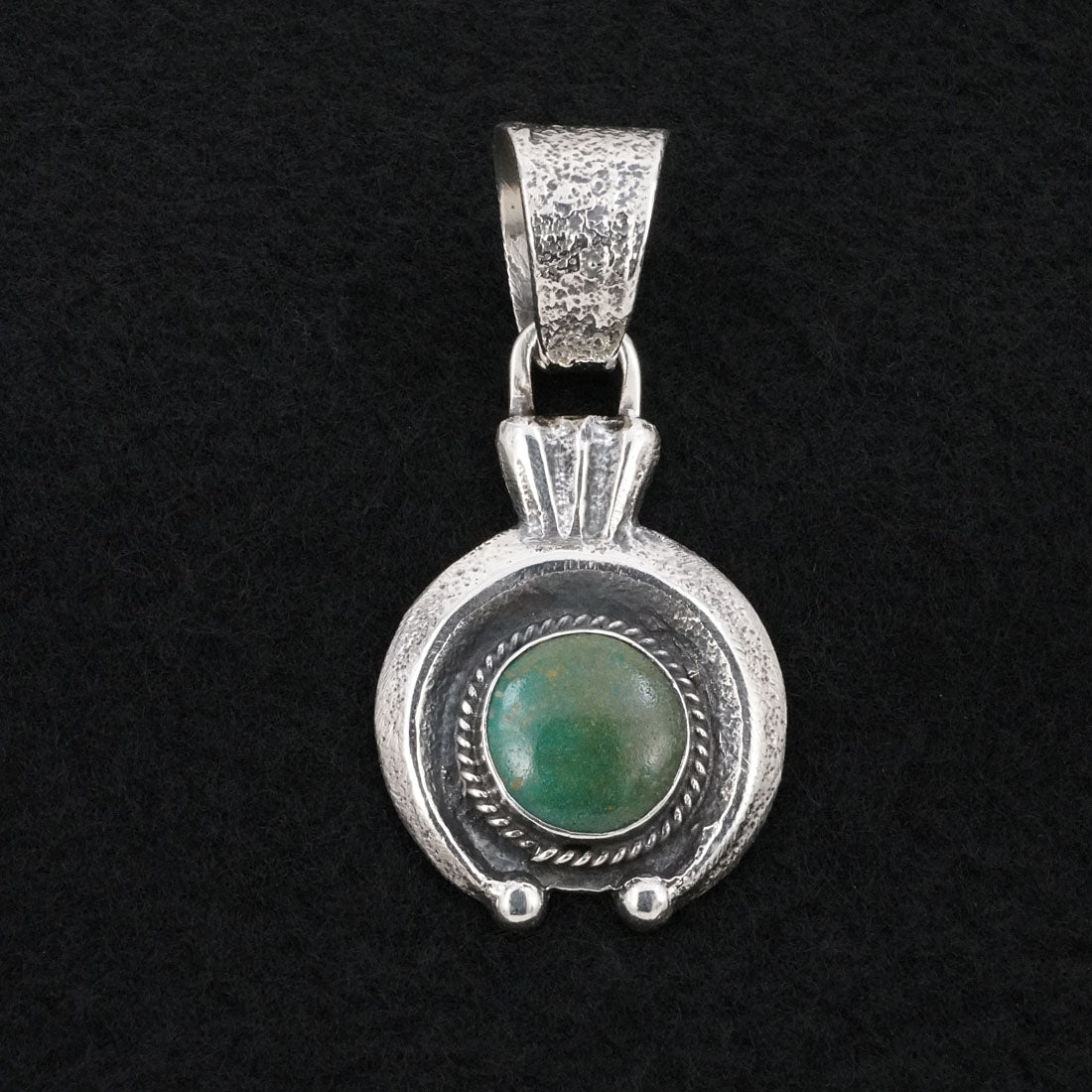 Delbert Arviso Turquoise & Sterling Silver Pendant