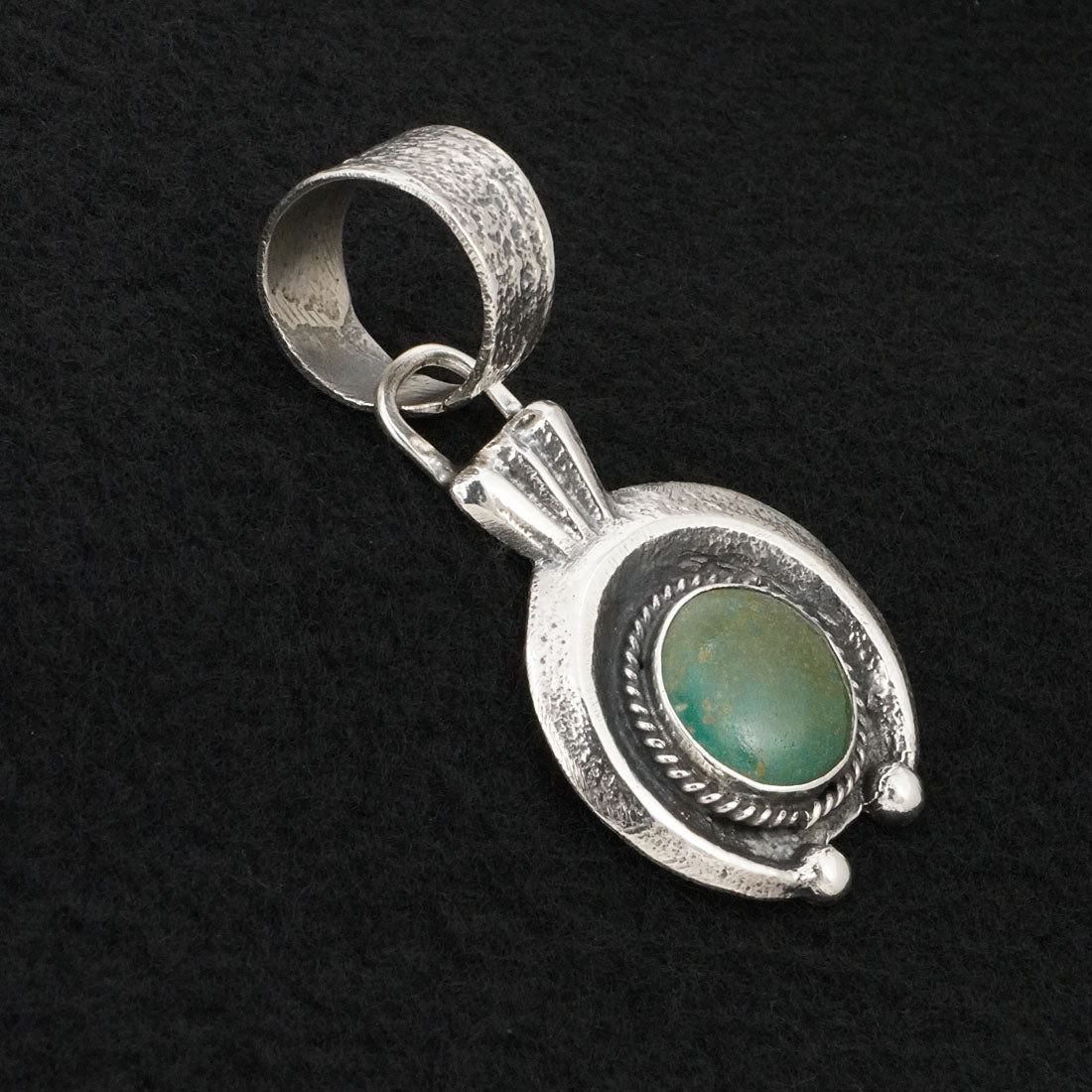 Delbert Arviso Turquoise & Sterling Silver Pendant