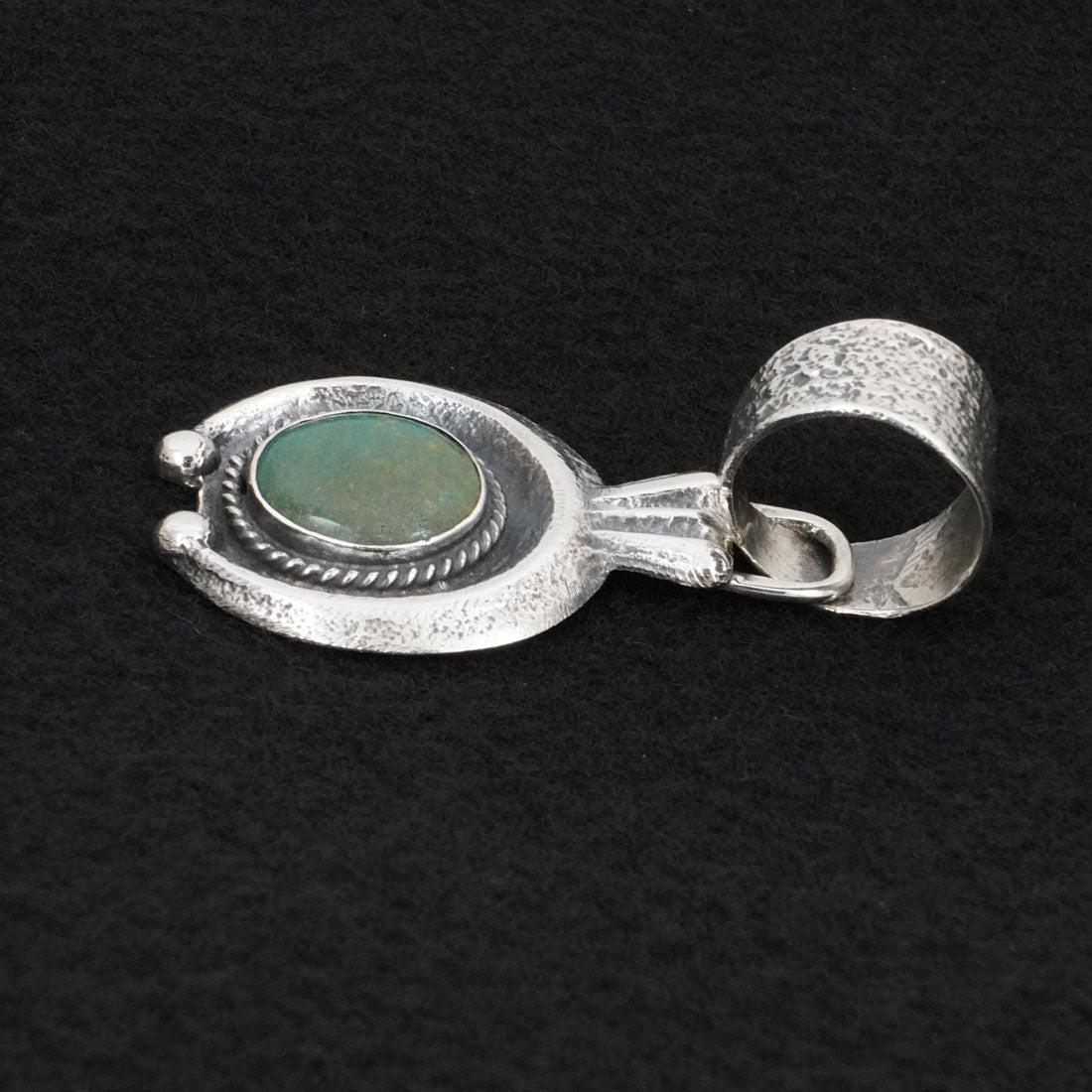Delbert Arviso Turquoise & Sterling Silver Pendant