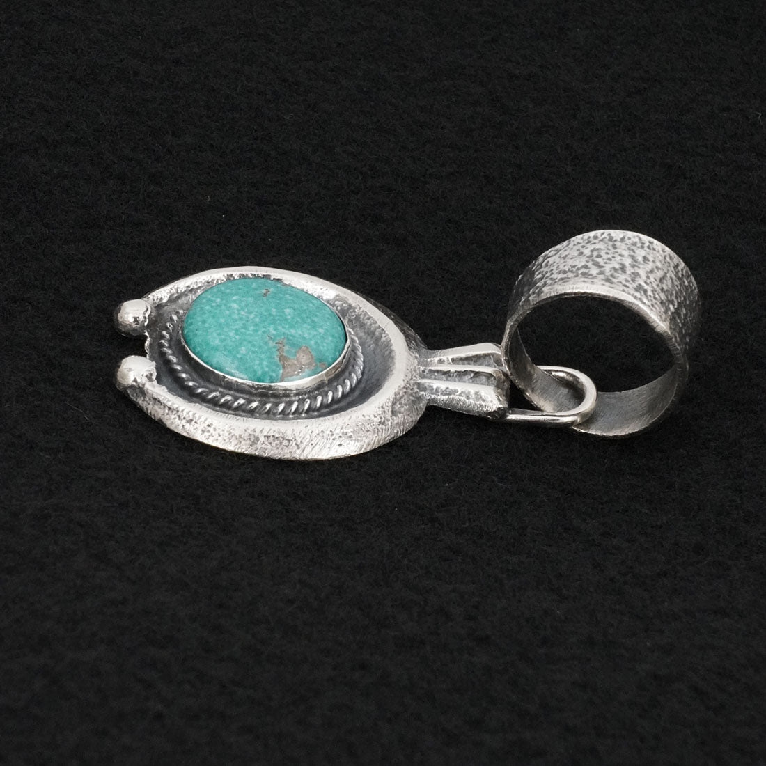 Delbert Arviso Turquoise & Sterling Silver Pendant