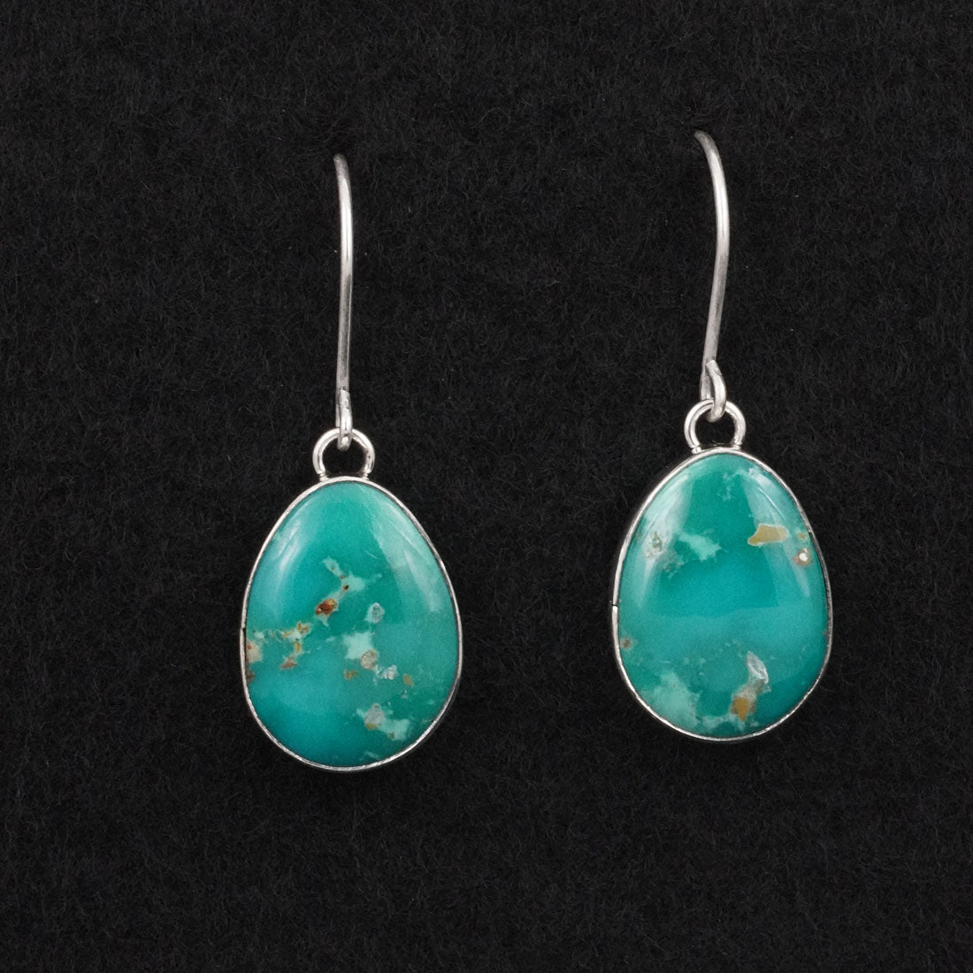 Eugene Gruber Turquoise & Sterling Silver Earrings