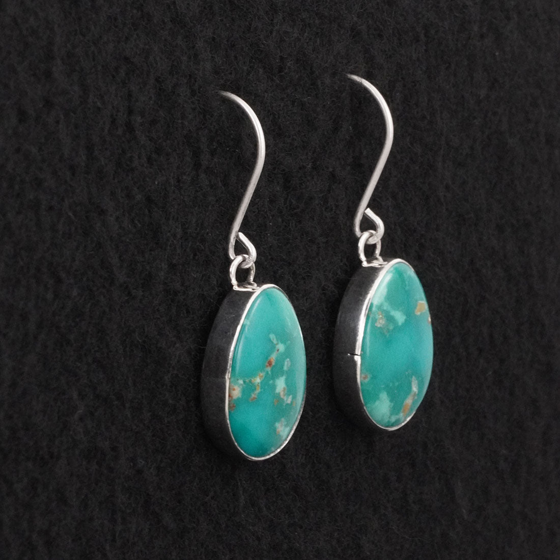 Eugene Gruber Turquoise & Sterling Silver Earrings
