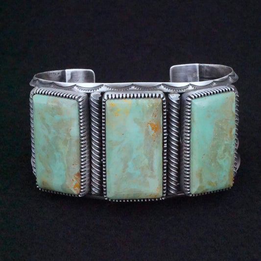 Mark Yazzie Turquoise & Sterling Silver Bracelet