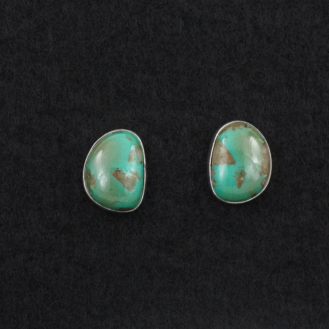 Eugene Gruber Turquoise & Sterling Silver Earrings