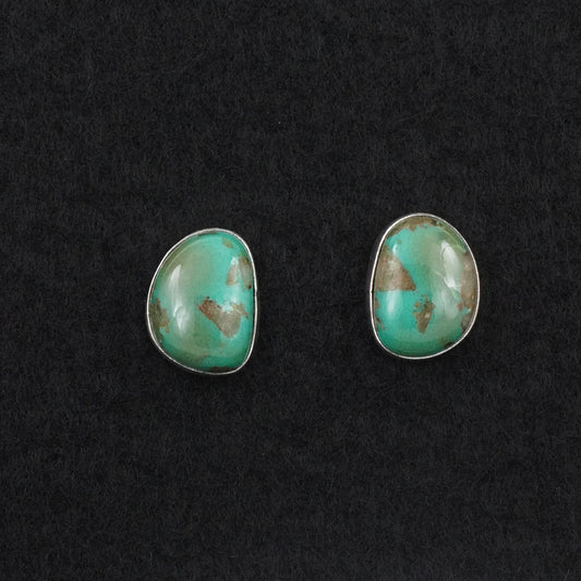 Eugene Gruber Turquoise & Sterling Silver Earrings
