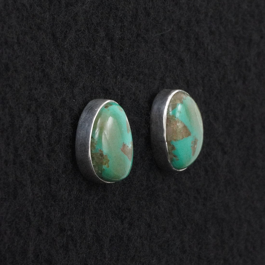 Eugene Gruber Turquoise & Sterling Silver Earrings