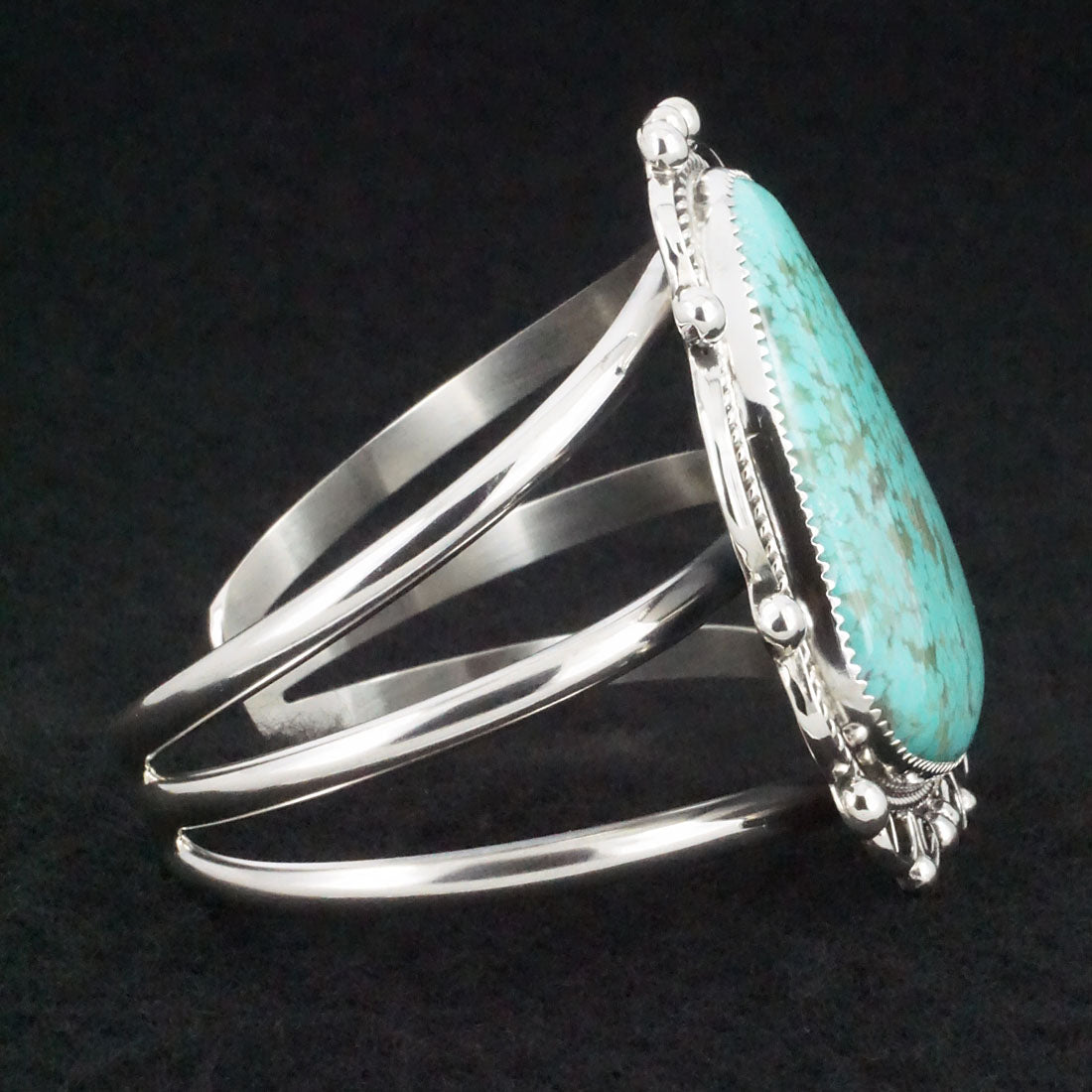 Leslie Nez Turquoise & Sterling Silver Bracelet