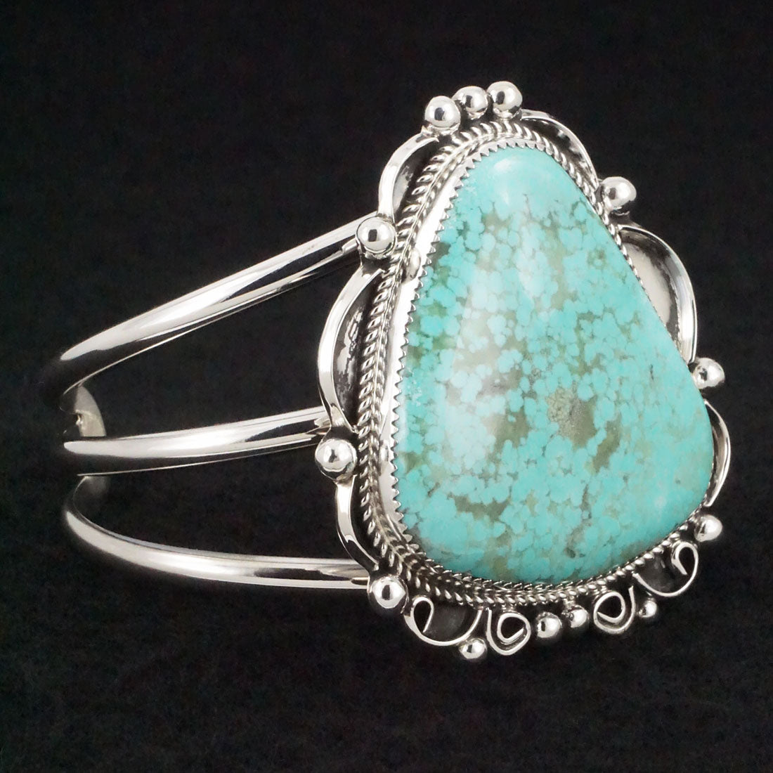 Leslie Nez Turquoise & Sterling Silver Bracelet