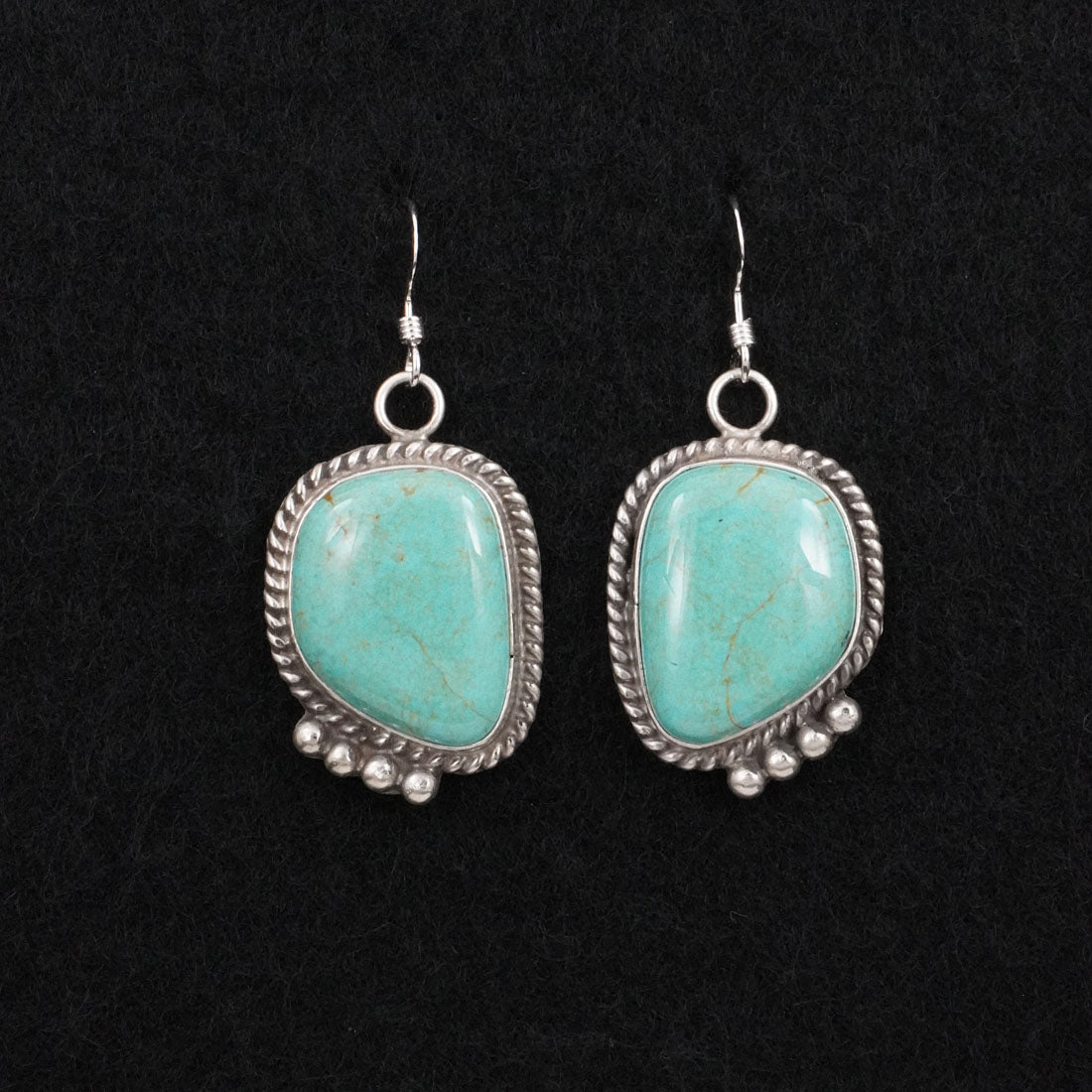 Leona Delgarito Turquoise & Sterling Silver Earrings