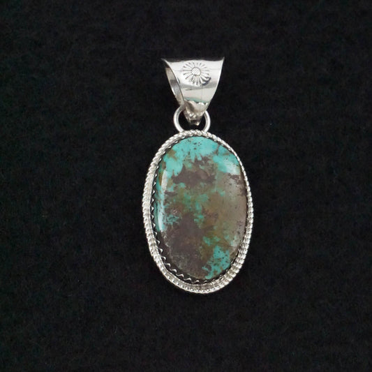 Ernest Hawthorne Turquoise & Sterling Silver Pendant