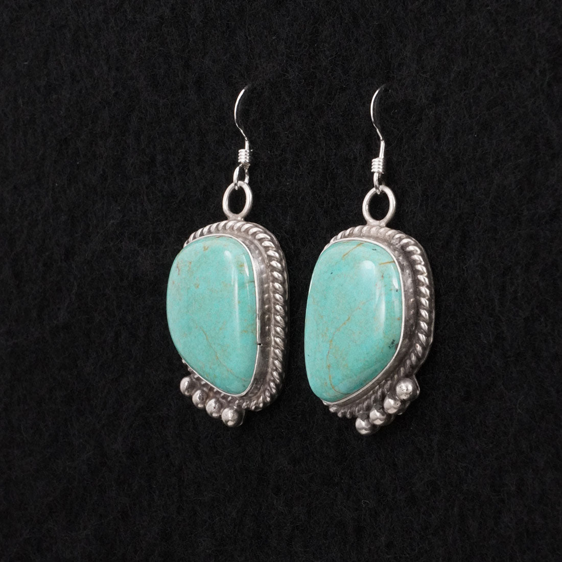Leona Delgarito Turquoise & Sterling Silver Earrings