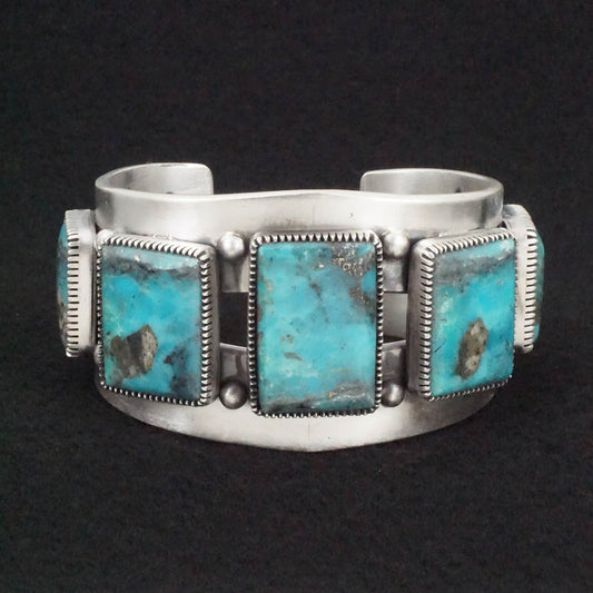 Mark Yazzie Turquoise & Sterling Silver Bracelet