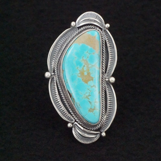 Randy Boyd Turquoise & Sterling Silver Ring Size 6.5