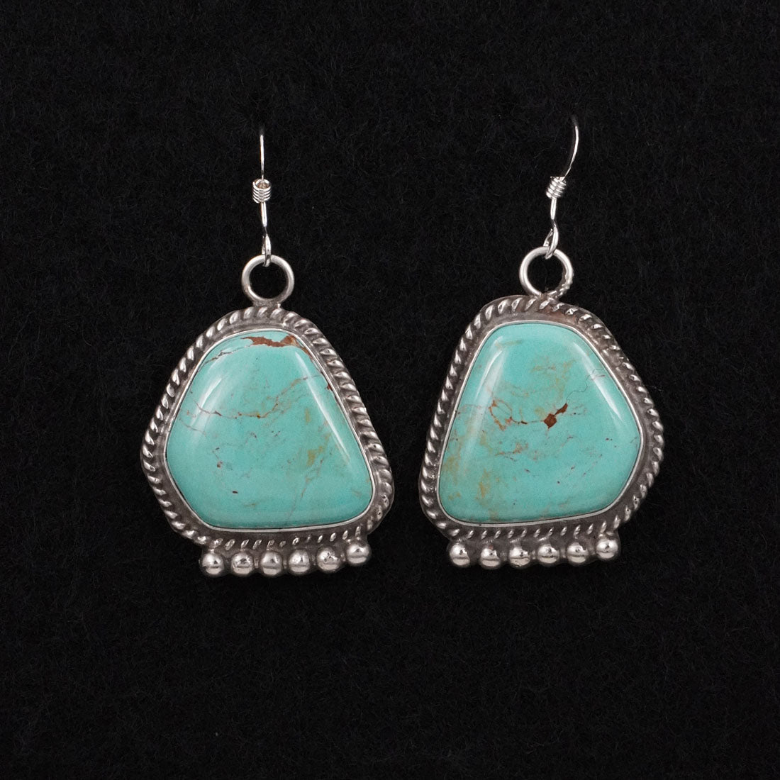 Leona Delgarito Turquoise & Sterling Silver Earrings