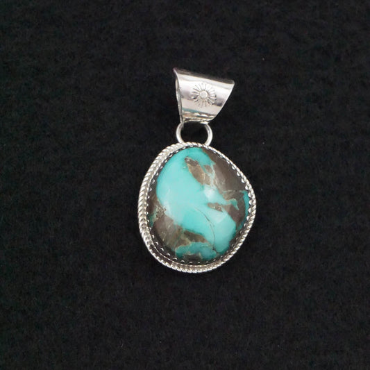 Ernest Hawthorne Turquoise & Sterling Silver Pendant