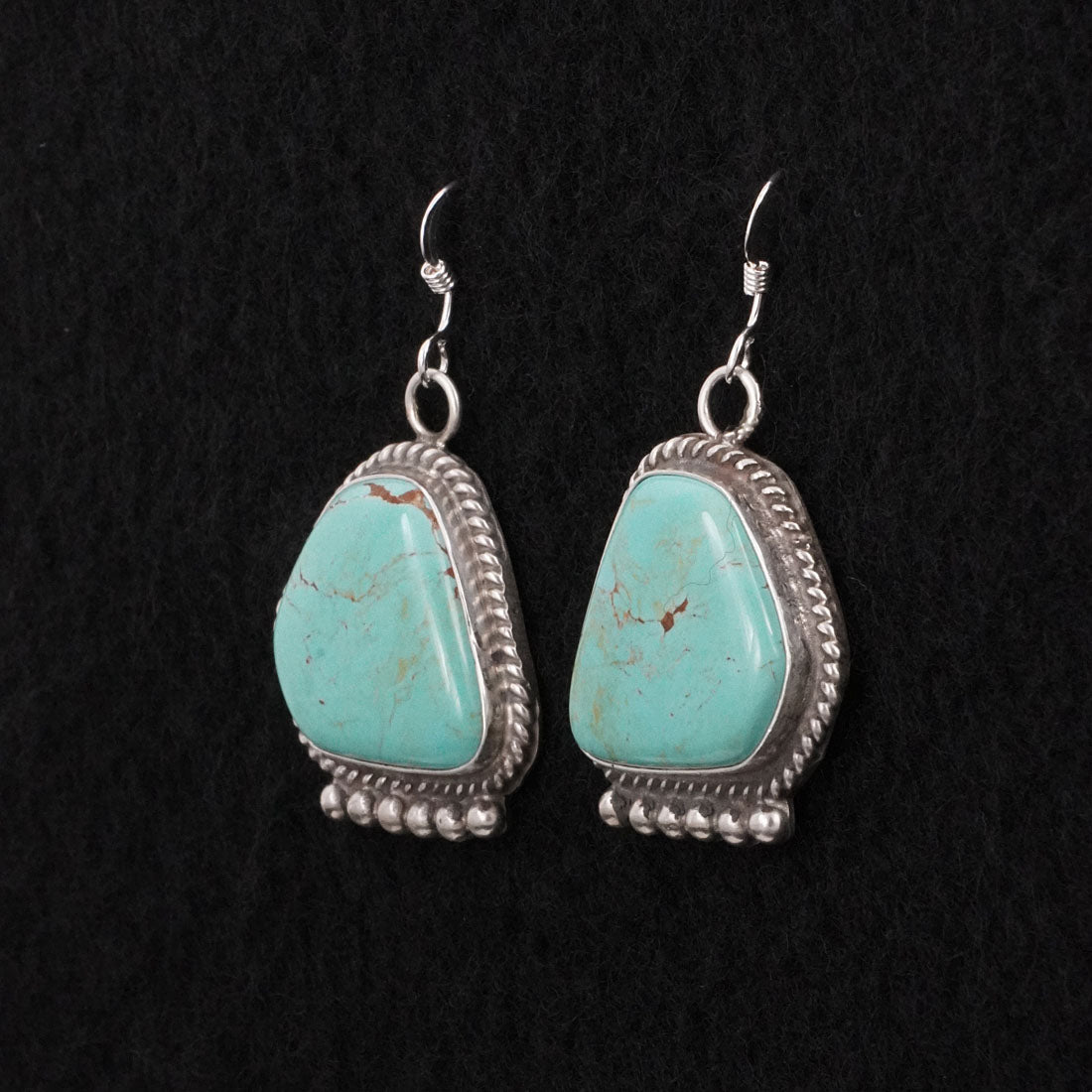 Leona Delgarito Turquoise & Sterling Silver Earrings