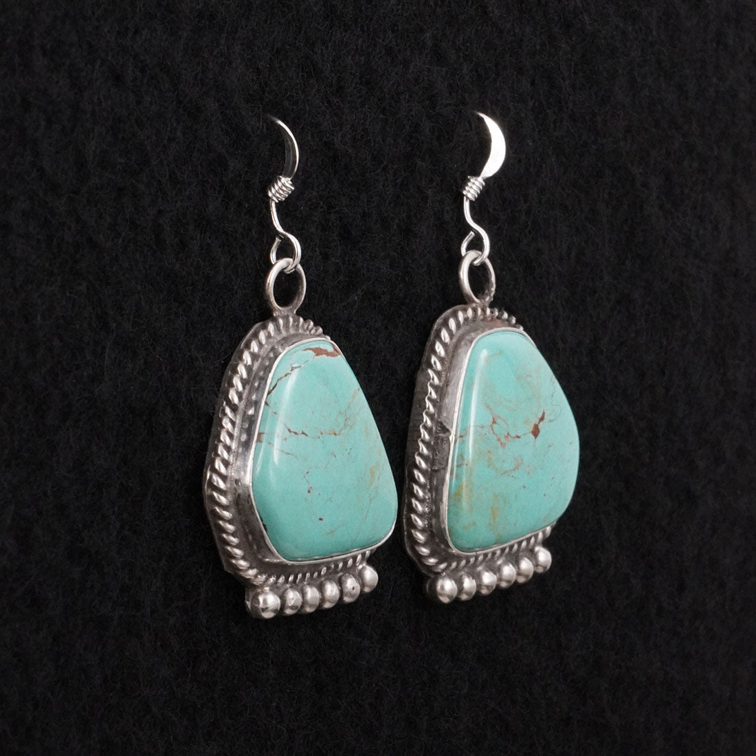 Leona Delgarito Turquoise & Sterling Silver Earrings
