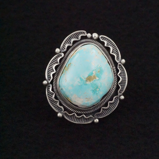 Randy Boyd Turquoise & Sterling Silver Ring Size 7.5