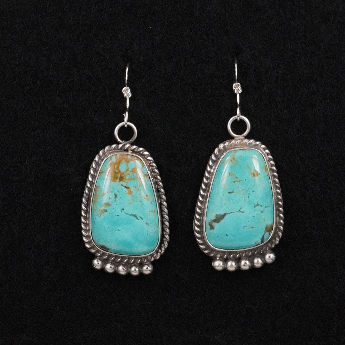 Leona Delgarito Turquoise & Sterling Silver Earrings