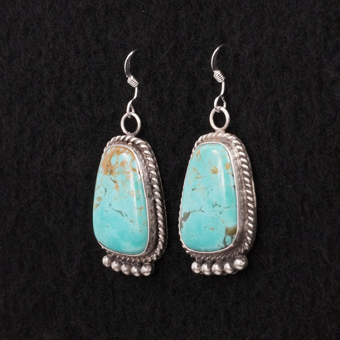 Leona Delgarito Turquoise & Sterling Silver Earrings