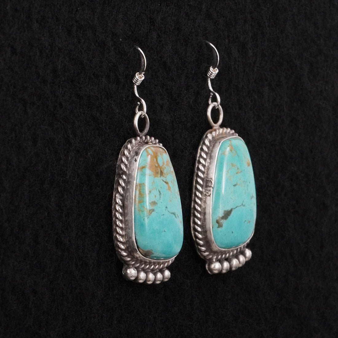 Leona Delgarito Turquoise & Sterling Silver Earrings