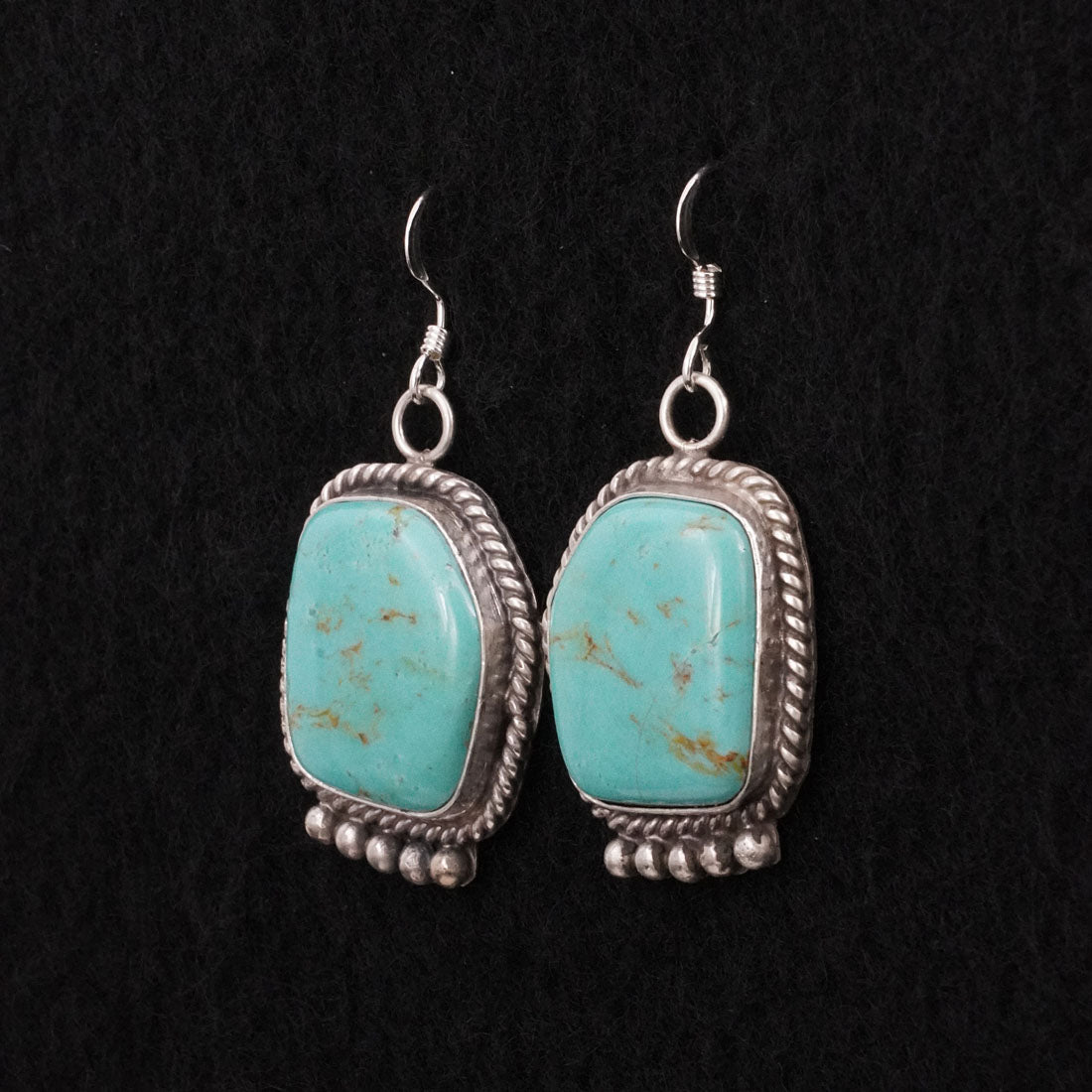 Leona Delgarito Turquoise & Sterling Silver Earrings