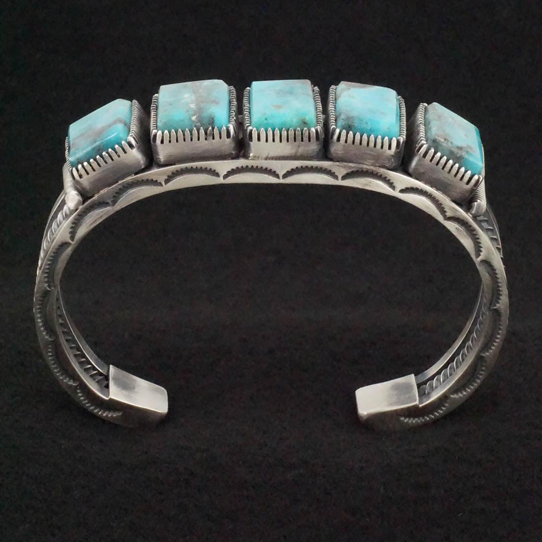 Mark Yazzie Turquoise & Sterling Silver Bracelet