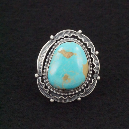 Randy Boyd Turquoise & Sterling Silver Ring Size 8.5