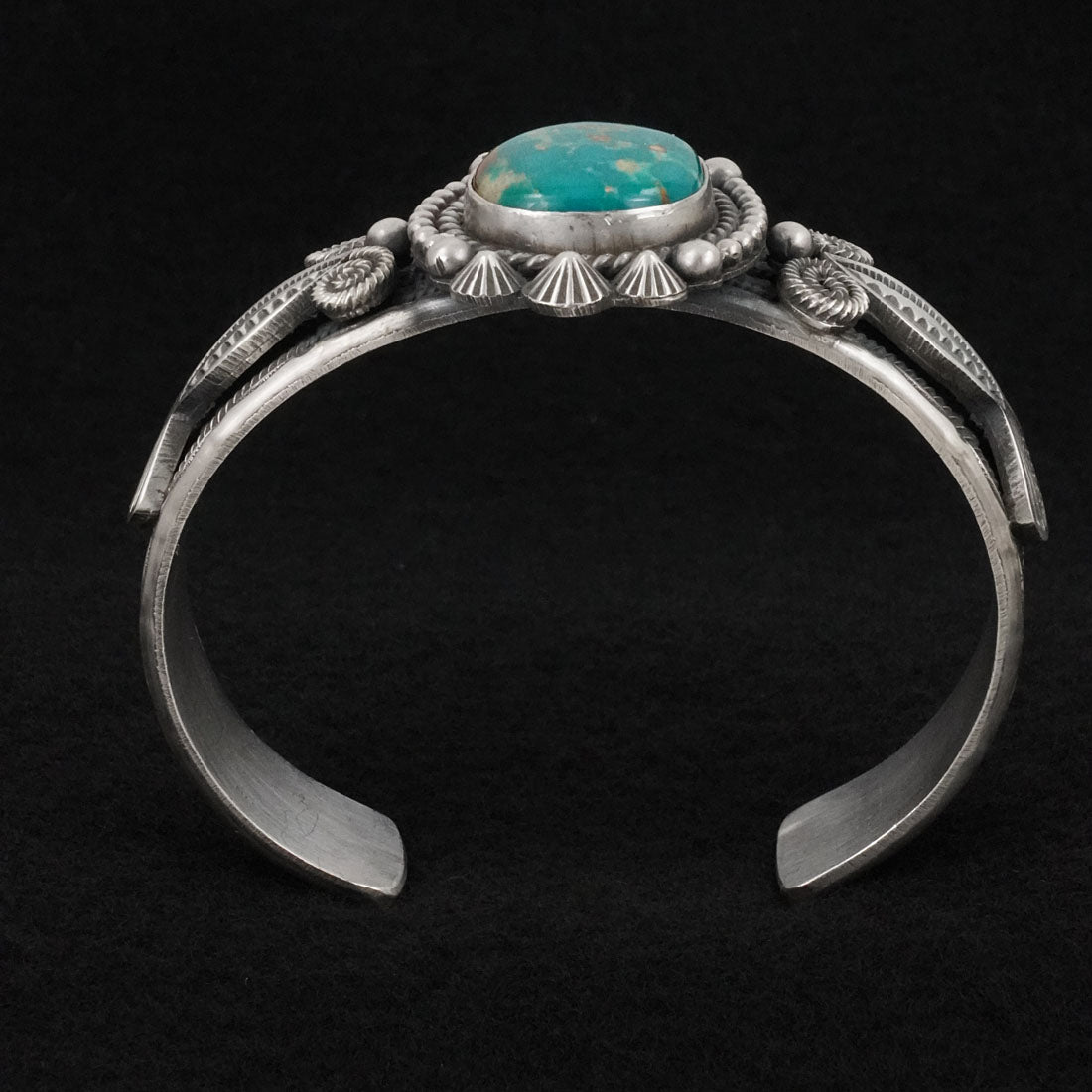 Michael Calladitto Turquoise & Sterling Silver Bracelet