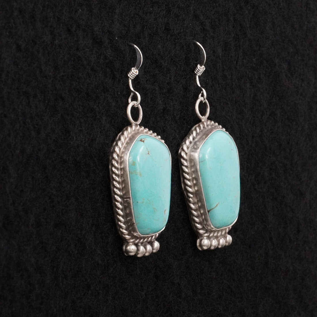 Leona Delgarito Turquoise & Sterling Silver Earrings
