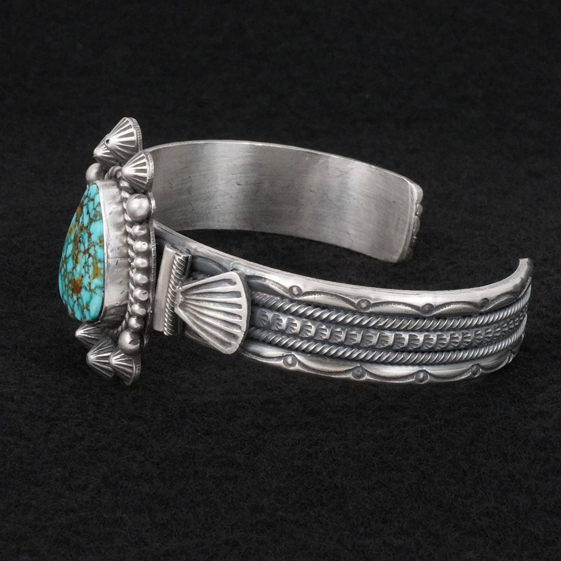 Michael Calladitto Turquoise & Sterling Silver Bracelet