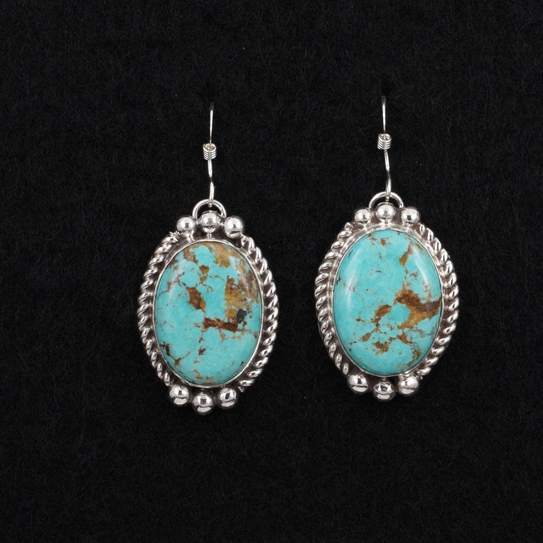 Antwone Brown Turquoise & Sterling Silver Earrings